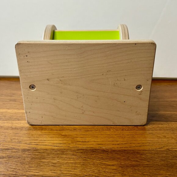 LOVEVERY Wooden Spinning Rainbow Drum Montessori Toy Babies Colorful Spinner - Picture 5 of 5